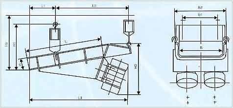 電機(jī)振動(dòng)給料機(jī)外形圖